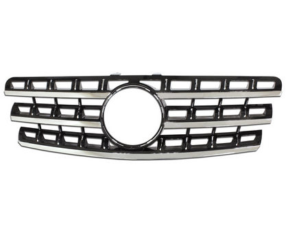 Restyling Ideas Replacement Grille - Black/ABS Chrome, No Emblem and No Base