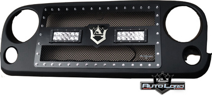 Restyling Ideas ABS Performance Grille - 2x736W LED & Auto Lord Badge