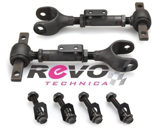 Revo Technica Camber Kit - Front Type: Cam Bolt (2° Max) / Rear Type: Rear Camber Adjuster (-2 to +3° Max)