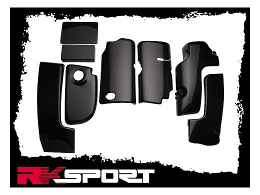 RK Sport Engine Cover, 8 Piece (Carbon Fiber)