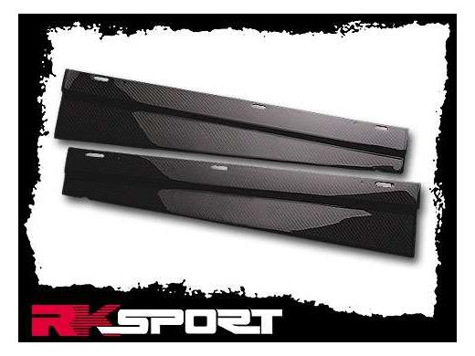 RK Sport Door Sills w/Logo (Carbon Fiber)