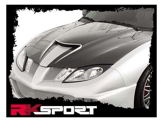 RK Sport Fiberglass Hoods, Ram Air Hood