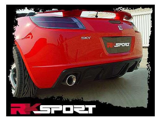 RK Sport Dual Rear Filler (Carbon Fiber)