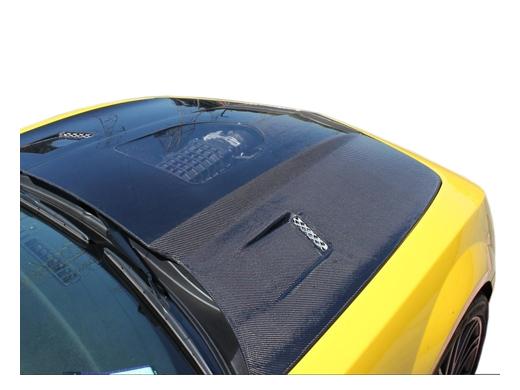 RK Sport Hood - Clear Center, Carbon Fiber