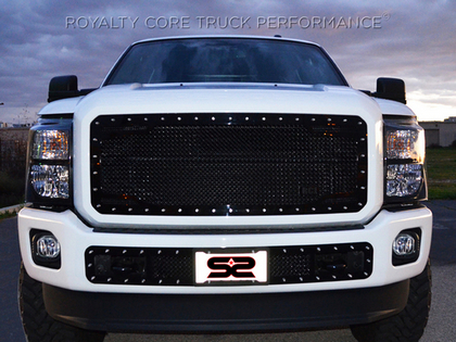 Royalty Core RC2 Twin Mesh Grille - Triple Chrome Plated