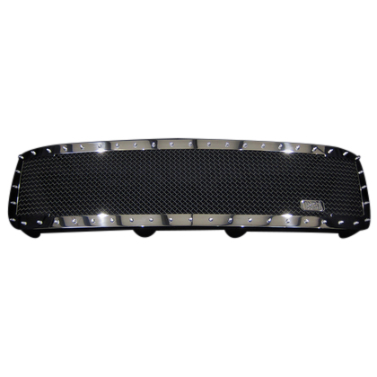 Royalty Core Replacement RC1 Classic Full Grille - Chrome, 10.0 Power Mesh