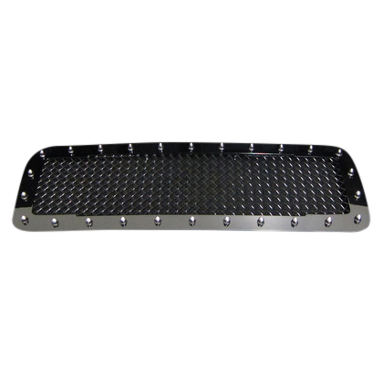 Royalty Core Bumper Grille - Gloss Black Frame/Surround, Satin Black