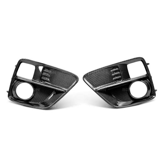 Seibon OEM Style Fog Light Surround (Carbon Fiber)