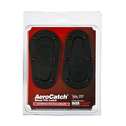 Seibon Carbon Edition Aerocatch Plus Flush Latch And Pin - Black, No Lock