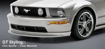 05-09 Ford Mustang 3D Carbon Chin Spoiler (Urethane)