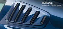 05-09 Ford Mustang 3D Carbon Window Louvers