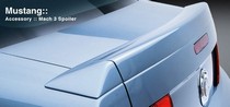 05-09 Ford Mustang 3D Carbon MACH 3 Spoiler (Covers Factory Spoiler Holes) (Urethane)