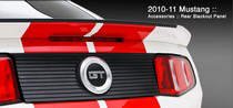 10-14 Ford Mustang 3D Carbon Rear Blackout Panel