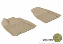 07-13 MDX 3D Maxpider Classic Floormat - Tan - Row 1 (2-Piece)