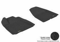 07-13 MDX 3D Maxpider Classic Floormat - Black - Row 1 (2-Piece)