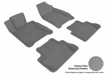 09-14 TL (WD Only) 3D Maxpider Kagu Floormats - Gray - Set (4-Piece)