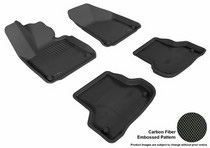 06-13 A3 3D Maxpider Kagu Floormats - Black - Set (4-Piece)