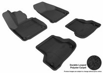 06-13 A3 3D Maxpider Classic Floormats - Black - Set (4-Piece)