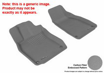 10-13 Mazda3/Mazdaspeed 3  (Sedan/Hatchback) 3D Maxpider Kagu Floormat - Gray - Row 1 (2-Piece)