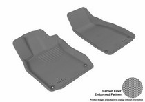 05-11 S6 (Sedan Only), 05-11 A6 (Sedan Only) 3D Maxpider Kagu Floormat - Gray - Row 1 (2-Piece)