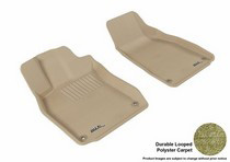 05-11 S6 (Sedan Only), 05-11 A6 (Sedan Only) 3D Maxpider Classic Floormat - Tan - Row 1 (2-Piece)