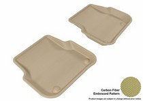 05-11 S6 (Sedan Only), 05-11 A6 (Sedan Only) 3D Maxpider Kagu Floormat - Tan - Row 2 (2-Piece)