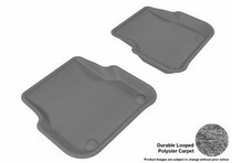 05-11 S6 (Sedan Only), 05-11 A6 (Sedan Only) 3D Maxpider Classic Floormat - Gray - Row 2 (2-Piece)