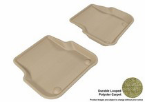 05-11 S6 (Sedan Only), 05-11 A6 (Sedan Only) 3D Maxpider Classic Floormat - Tan - Row 2 (2-Piece)