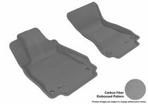 12-14 S6, 12-14 A6 3D Maxpider Kagu Floormat - Gray - Row 1 (2-Piece)