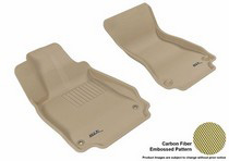 12-14 S6, 12-14 A6 3D Maxpider Kagu Floormat - Tan - Row 1 (2-Piece)