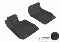 07-13 3 Series (E92) (Fits Sedan 06-11/ Coupe 07-13, Does Does Not Fit Xi Models) 3D Maxpider Kagu Floormat - Black - Row 1 (2-Piece)