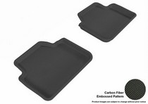 04-10 X3 (E83), 04-10 3-Series (Sedan) 3D Maxpider Kagu Floormat - Black - Row 2 (2-Piece)