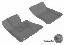 04-10 X3 (E83) 3D Maxpider Classic Floormat - Gray - Row 1 (2-Piece)