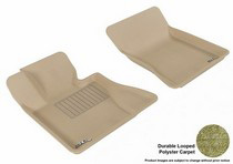 04-10 X3 (E83) 3D Maxpider Classic Floormat - Tan - Row 1 (2-Piece)