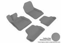 07-13 3 Series (E93) (Fits Convertible Only, Does Does Not Fit Xi Models) 3D Maxpider Kagu Floormats - Gray - Set (4-Piece)