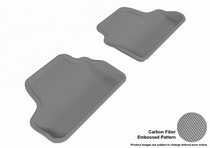 07-13 3 Series (E93) (Fits Convertible Only, Does Does Not Fit Xi Models) 3D Maxpider Kagu Floormat - Gray - Row 2 (2-Piece)