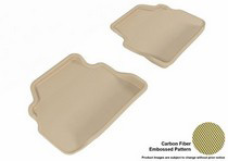 07-13 3 Series (E92) (Fits Coupe Only, Does Does Not Fit Xi Models) 3D Maxpider Kagu Floormat - Tan - Row 2 (2-Piece)