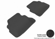 07-13 3 Series (E92) (Fits Coupe Only, Does Does Not Fit Xi Models) 3D Maxpider Classic Floormat - Black - Row 2 (2-Piece)