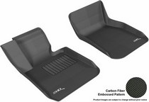 13-14 3 Series Gran Turismo (F34) (Fits Sedan, Gran Turismo) 3D Maxpider Kagu Floormat - Black - Row 1 (2-Piece)