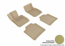 13-14 3 Series Gran Turismo (F34) 3D Maxpider Kagu Floormats - Tan - Set (4-Piece)