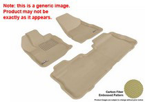 2014 Mazda6 3D Maxpider Kagu Floormats - Tan - Set (3-Piece)