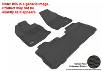 12-13 Impreza 3D Maxpider Kagu Floormats - Black - Set (3-Piece)