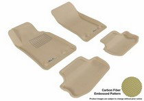 10-14 Camaro 3D Maxpider Kagu Floormats - Tan - Set (4-Piece)