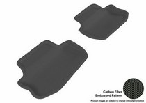 10-14 Camaro 3D Maxpider Kagu Floormat - Black - Row 2 (2-Piece)