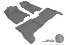 04-12 Colorado Crew Cab 3D Maxpider Kagu Floormats - Gray - Set (3-Piece)