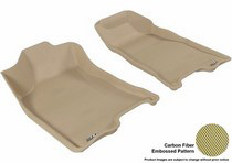 04-12 Colorado Crew Cab 3D Maxpider Kagu Floormat - Tan - Row 1 (2-Piece)