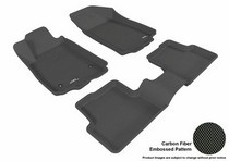 12-14 Sonic (Sedan/Hatchback) 3D Maxpider Kagu Floormats - Black - Set (3-Piece)