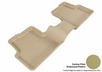 12-14 Sonic (Sedan/Hatchback) 3D Maxpider Kagu Floormat - Tan - Row 2 (1-Piece)