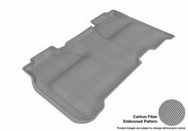 2014 Silverado Crew Cab, 2014 Sierra Crew Cab 3D Maxpider Kagu Floormat - Gray - Row 2 (1-Piece)