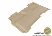 2014 Silverado Crew Cab, 2014 Sierra Crew Cab 3D Maxpider Kagu Floormat - Tan - Row 2 (1-Piece)